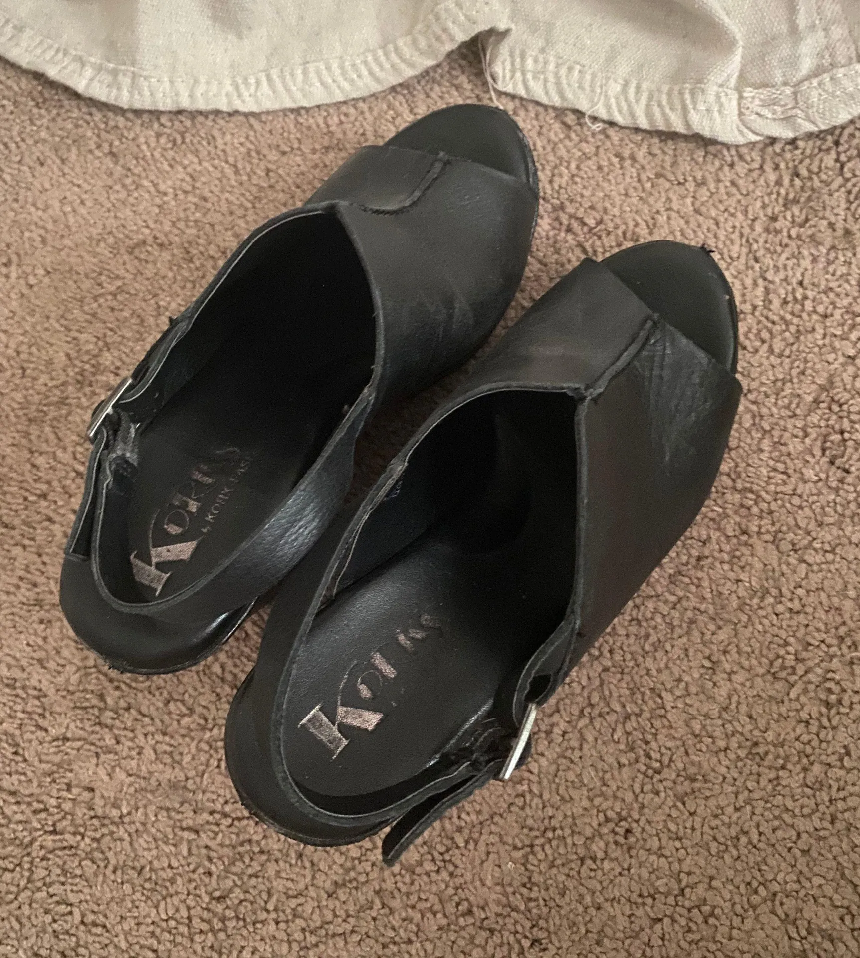 Kork-Ease Black Wedges - Image 3