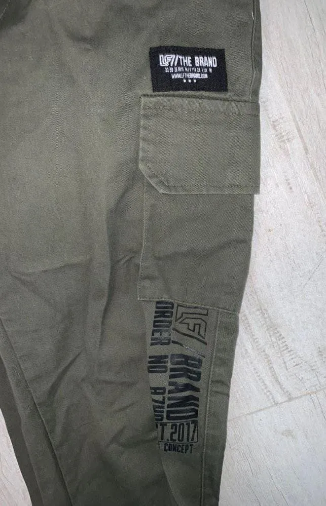 LF Army Green  Cargo Pants - Image 3