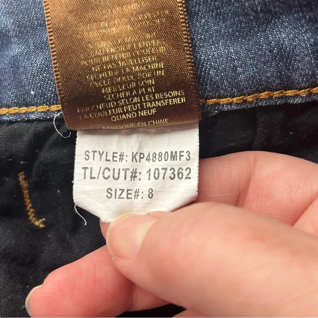 Kut From the Kloth‎ Diana Skinny Women SZ 8 Blue Denim Jean Five Pockets - Image 4