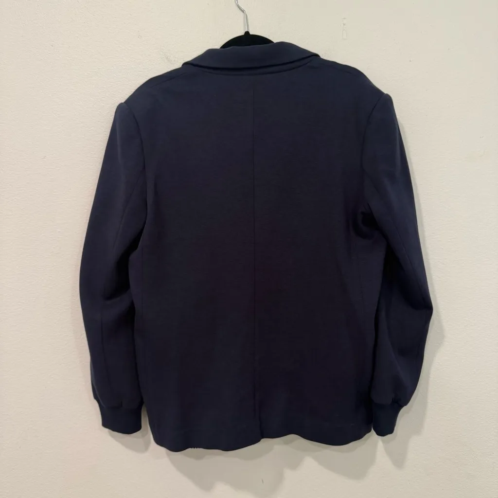 Carbon38 Navy Blue Double Breasted Blazer in Scuba M Size M - Image 8