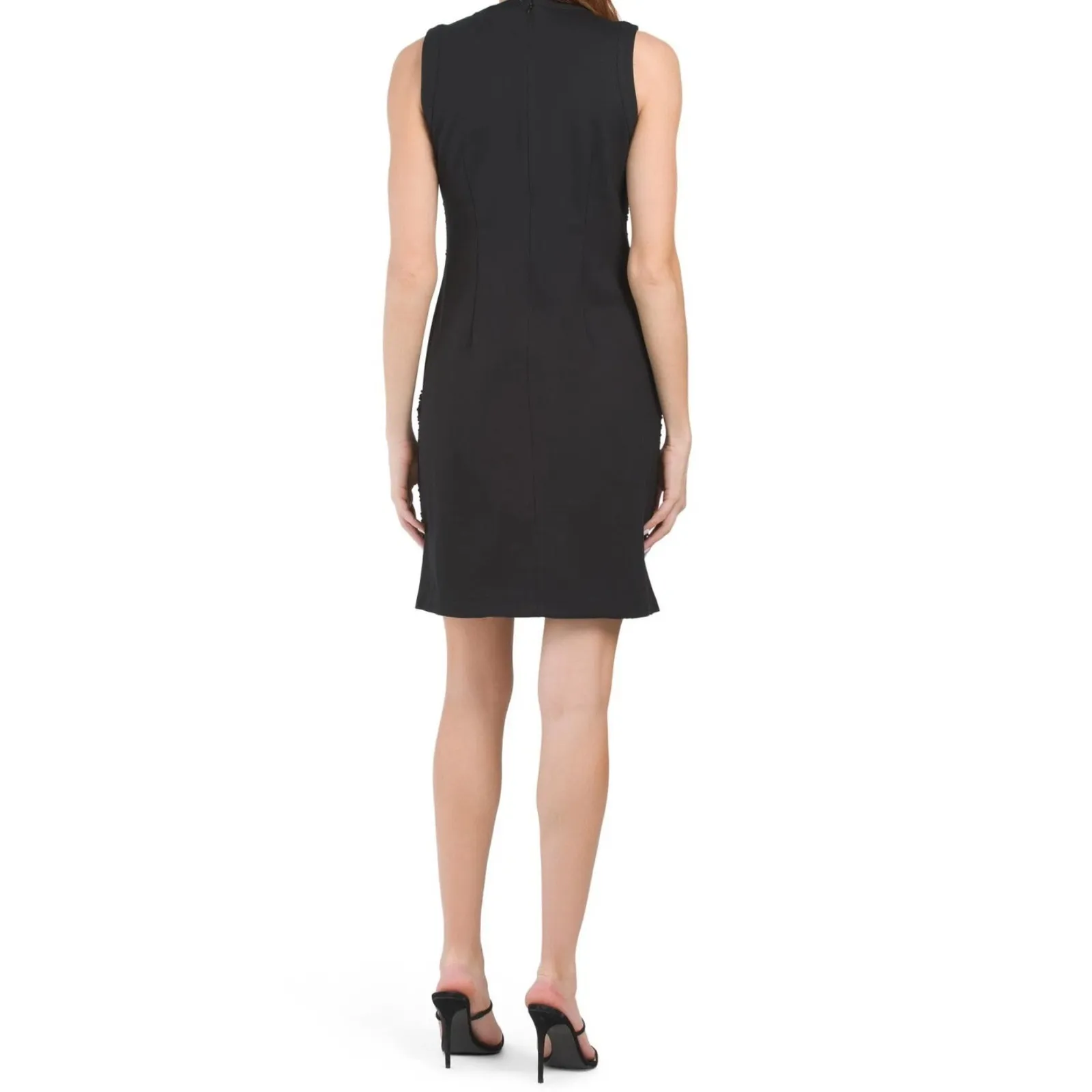 J. McLaughlin Christian Sleeveless Sequin Embellished Sheath Dress Black Size XL - Image 2