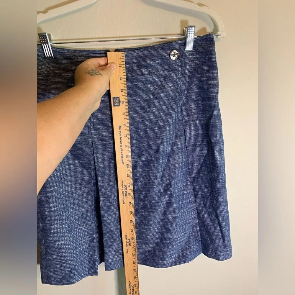 Tommy Hilfiger blue tweed like skirt size 6 - Image 10