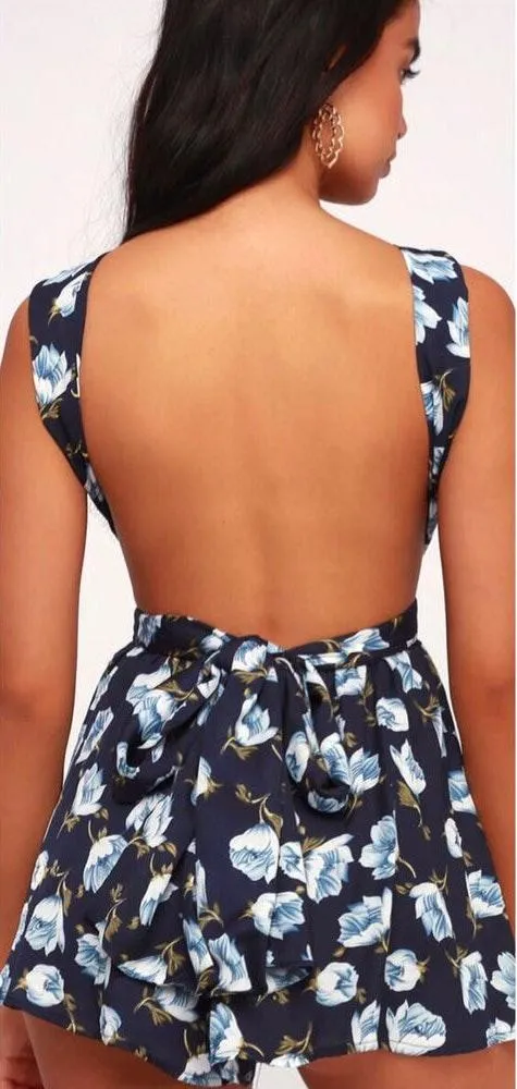Convertible Floral Romper  - Image 4