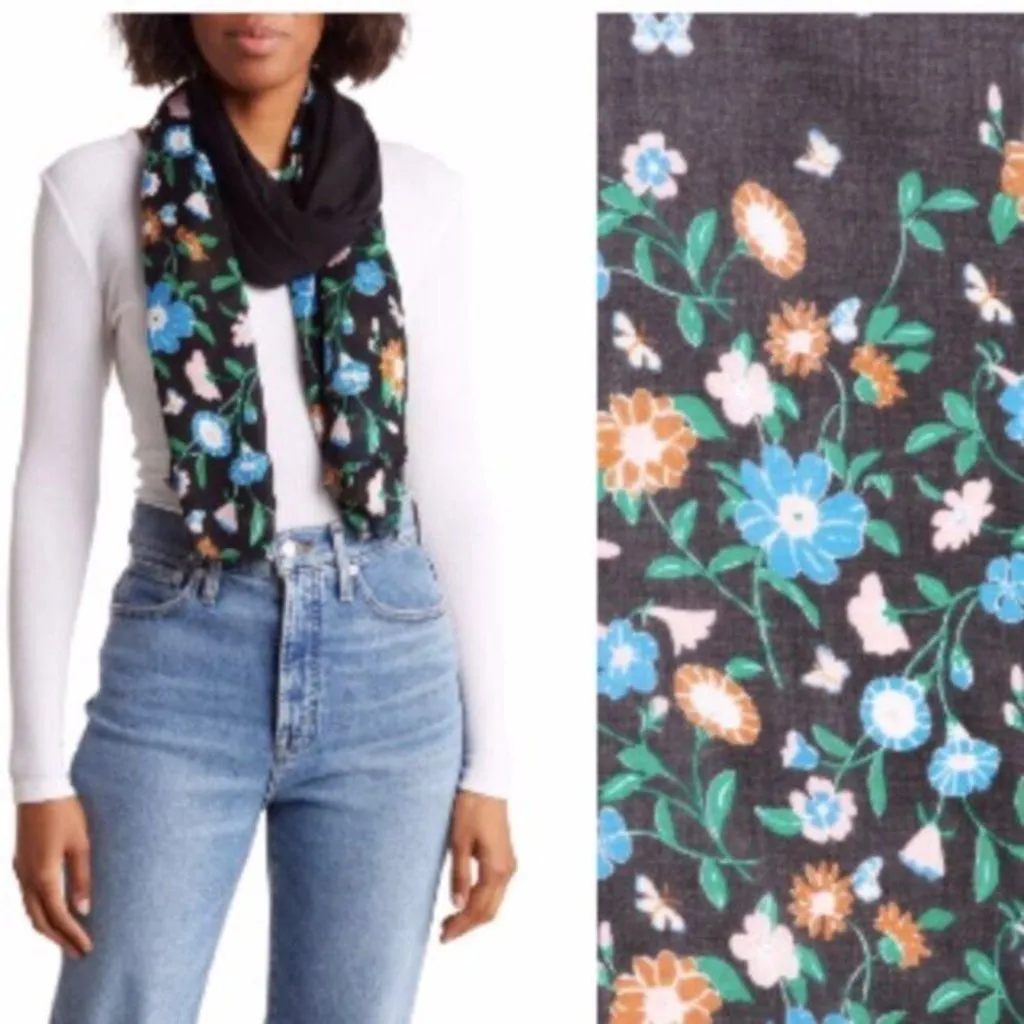 kate spade new york floral garden oblong scarf - Image 3
