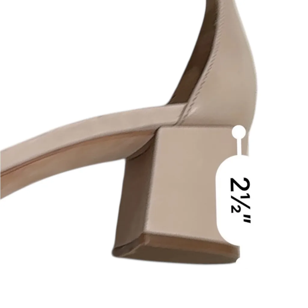 BERNARDO Jalena Low Heeled Sandal Nude Size 9 - Image 7