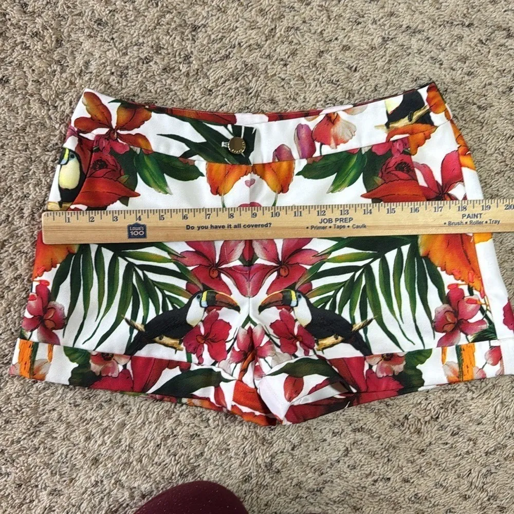 Ted Baker London‎ Quellia Toucan Tropical Shorts Womens US Size 6, Floral - Image 5