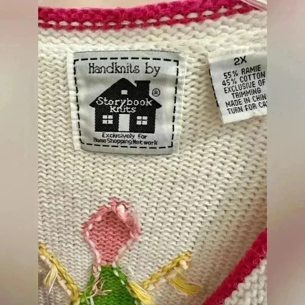 Vintage Handknits by Storybook Knits White Golf Theme V - Image 7