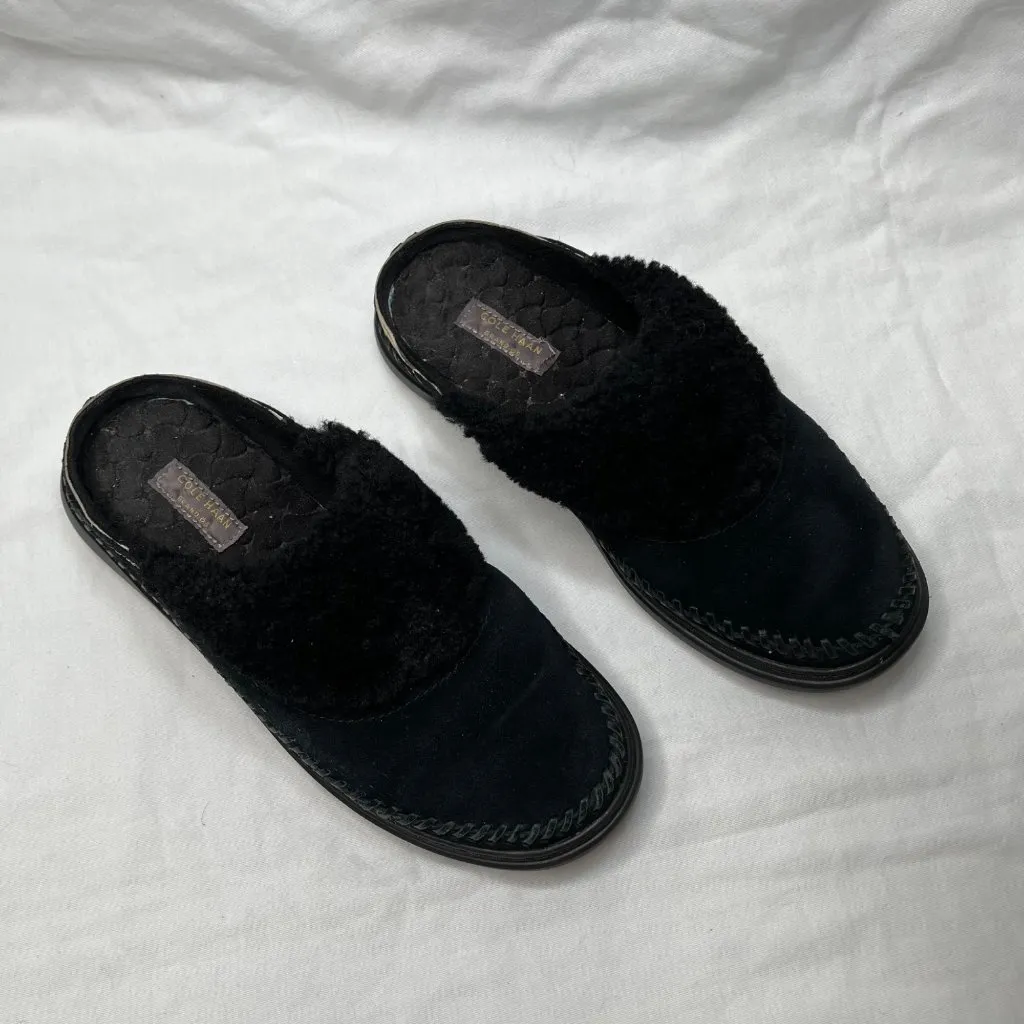 Cole Haan Womens Zerogrand Convertible Shearling Lined Slippers 6.5 - Image 2
