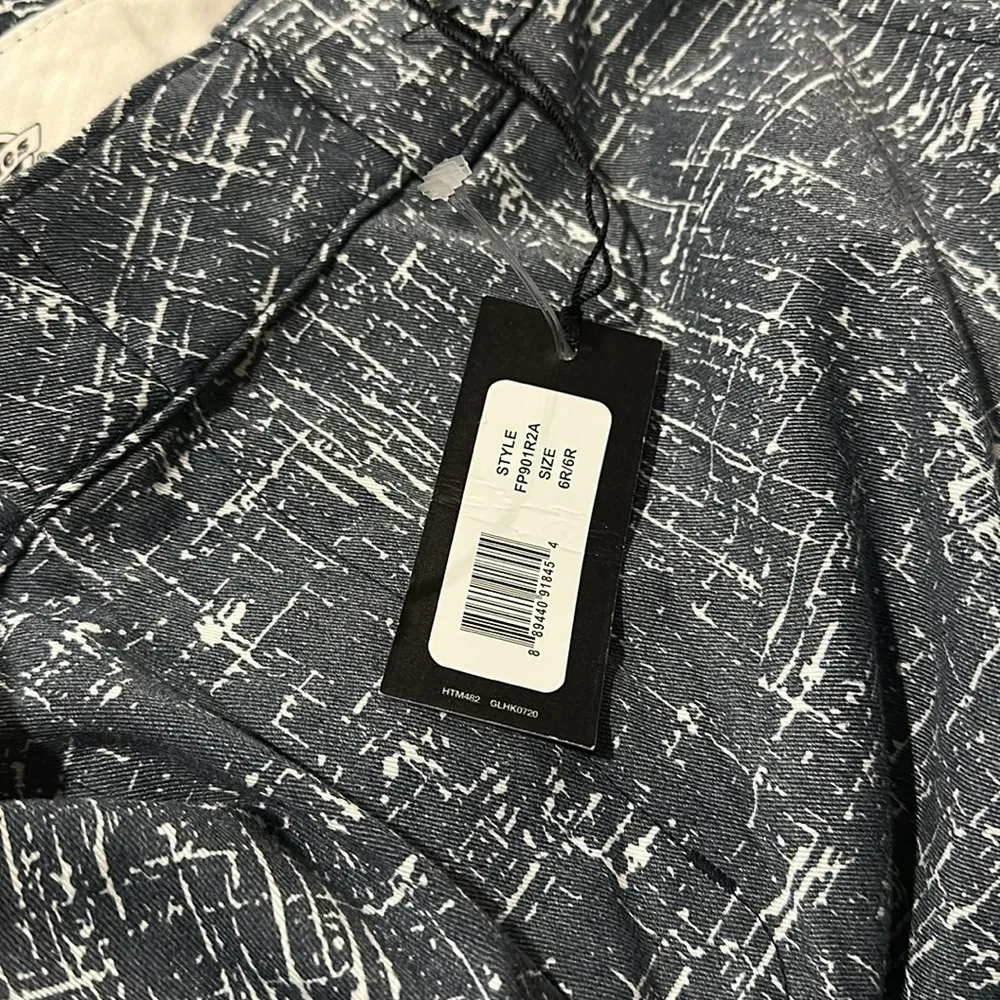 NWT Dickies Regular Fit Wide Leg Work Pants FP901R2A Rinsed Navy Crosshatch - Image 8