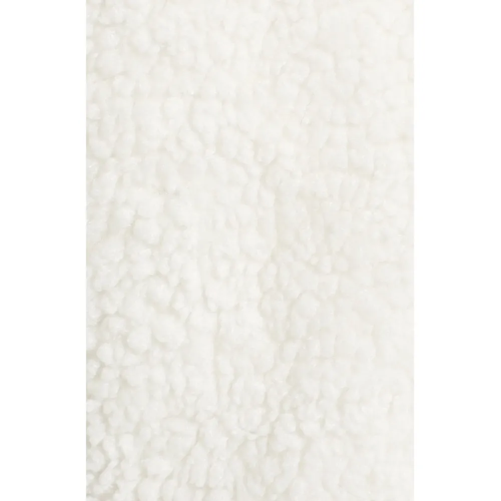 NWT Trouvé Faux Shearling Hooded Vest | One Size White Size undefined - Image 4