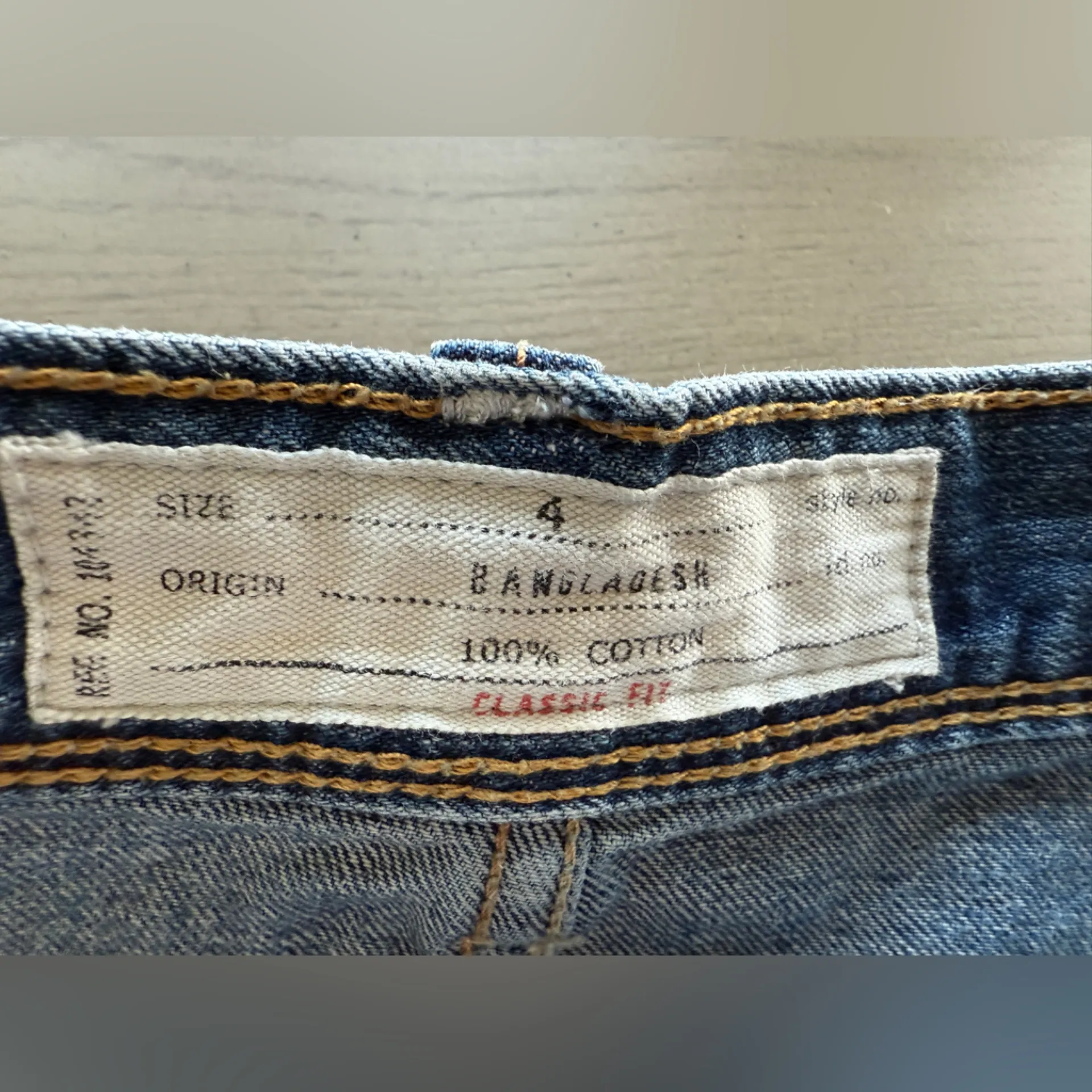 Denim Mini Skirt sz 4 Blue - Image 3