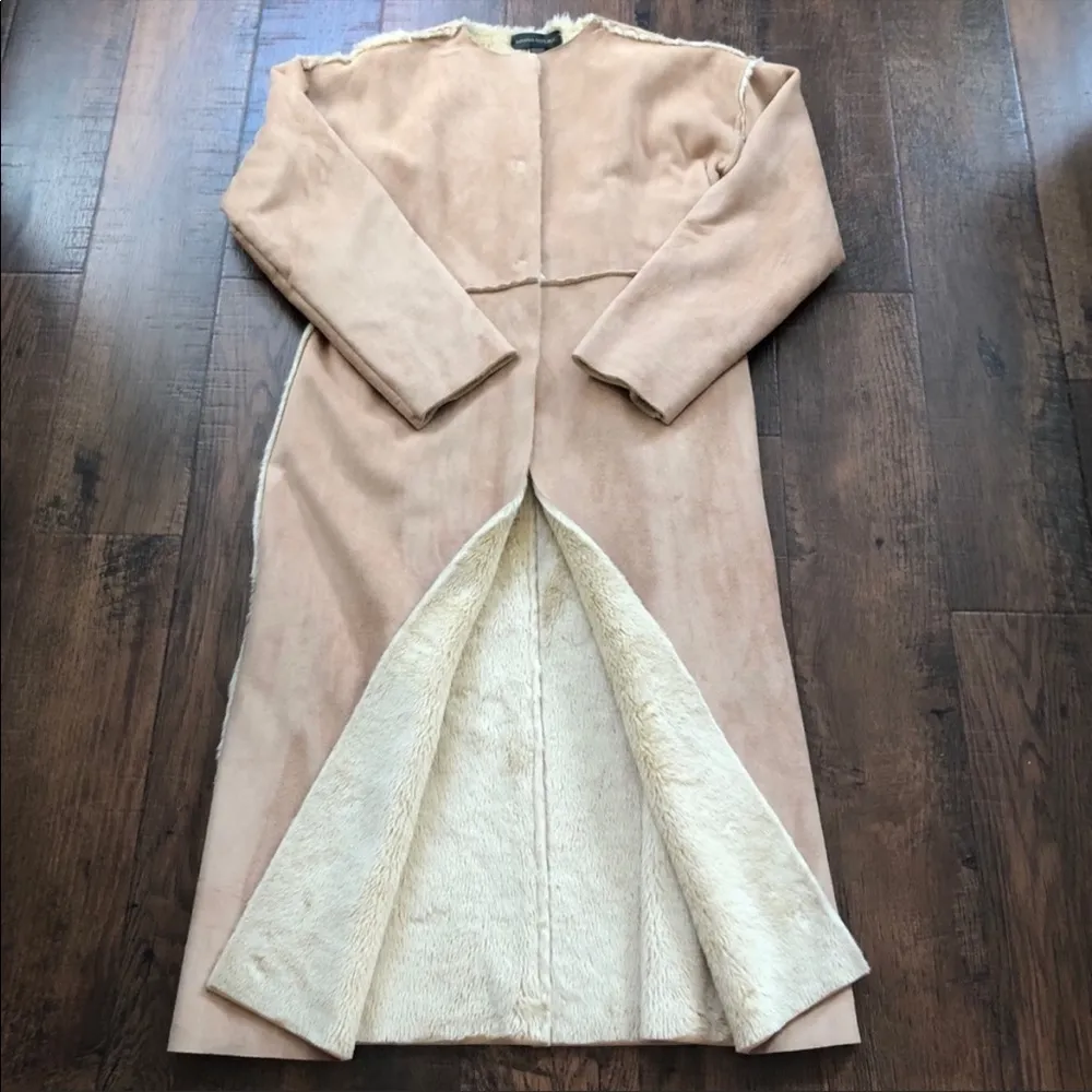 BANANA REPUBLIC ultra suede coat, size M, made in Italy - Image 8