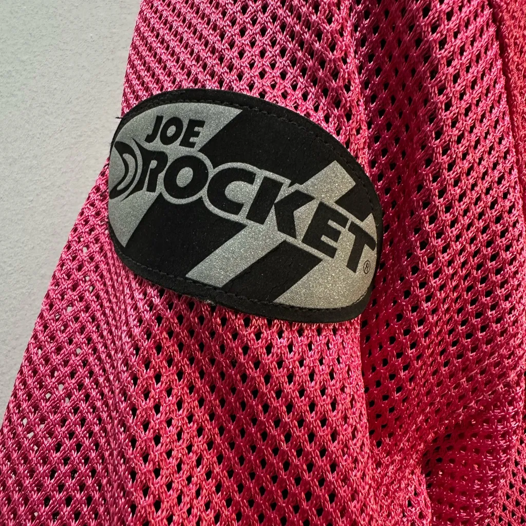 Joe Rocket Vibrant Pink Motorcycle Jacket Women Medium - Image 8