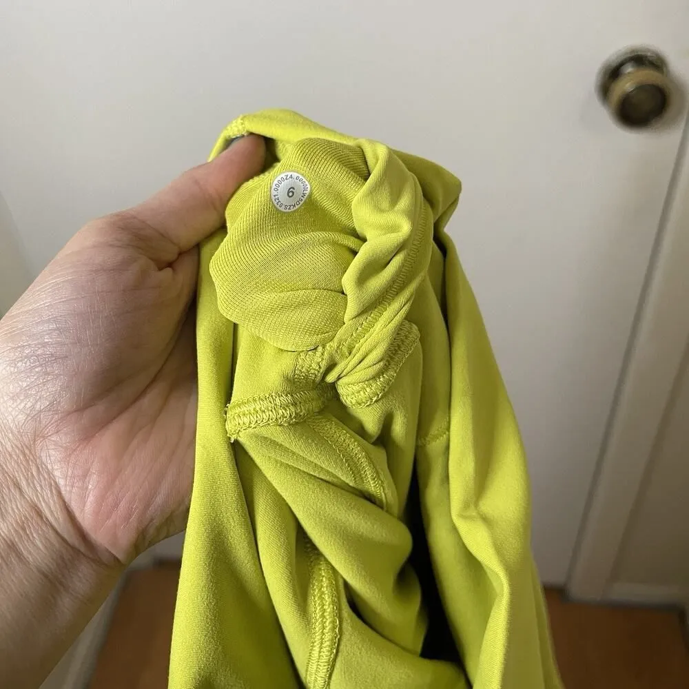 Lululemon Align high rise electric yellow leggings size 6 - Image 5