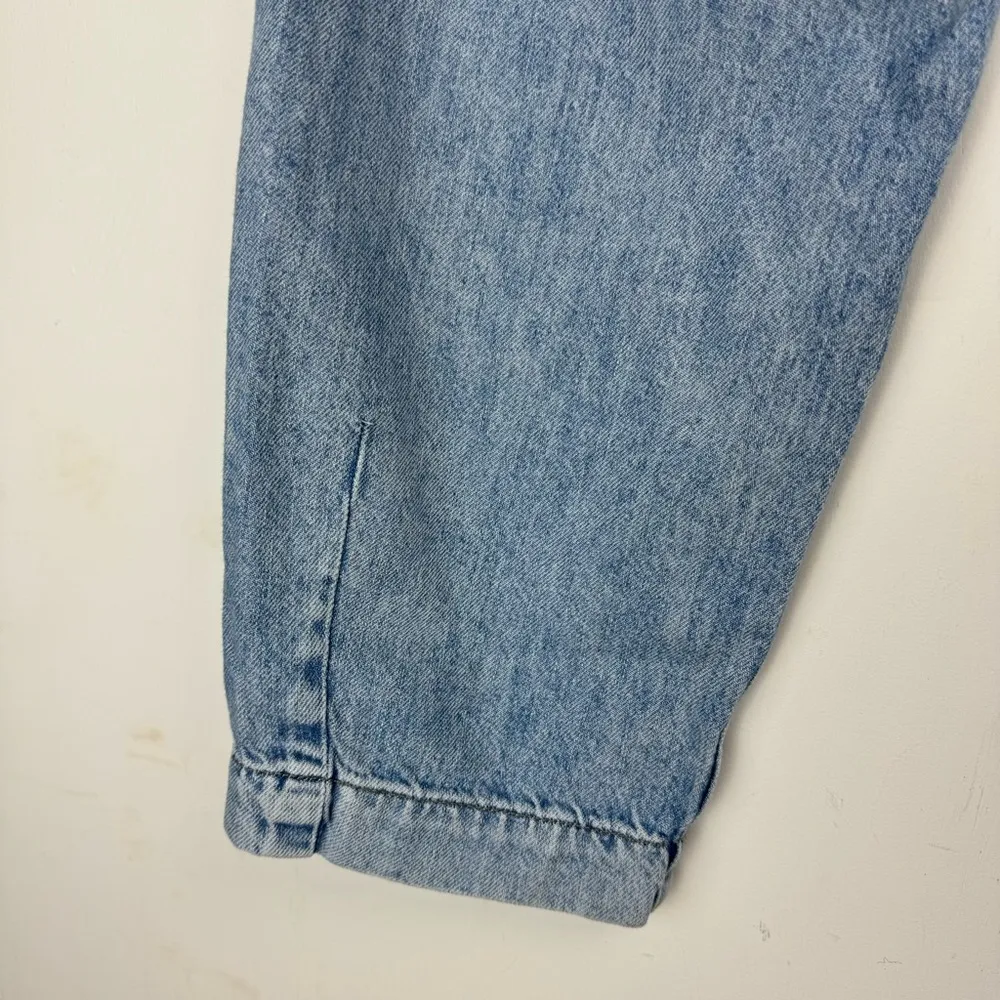 Barrel Jeans Sz Medium Womens Stretch Tie Waist - Image 13