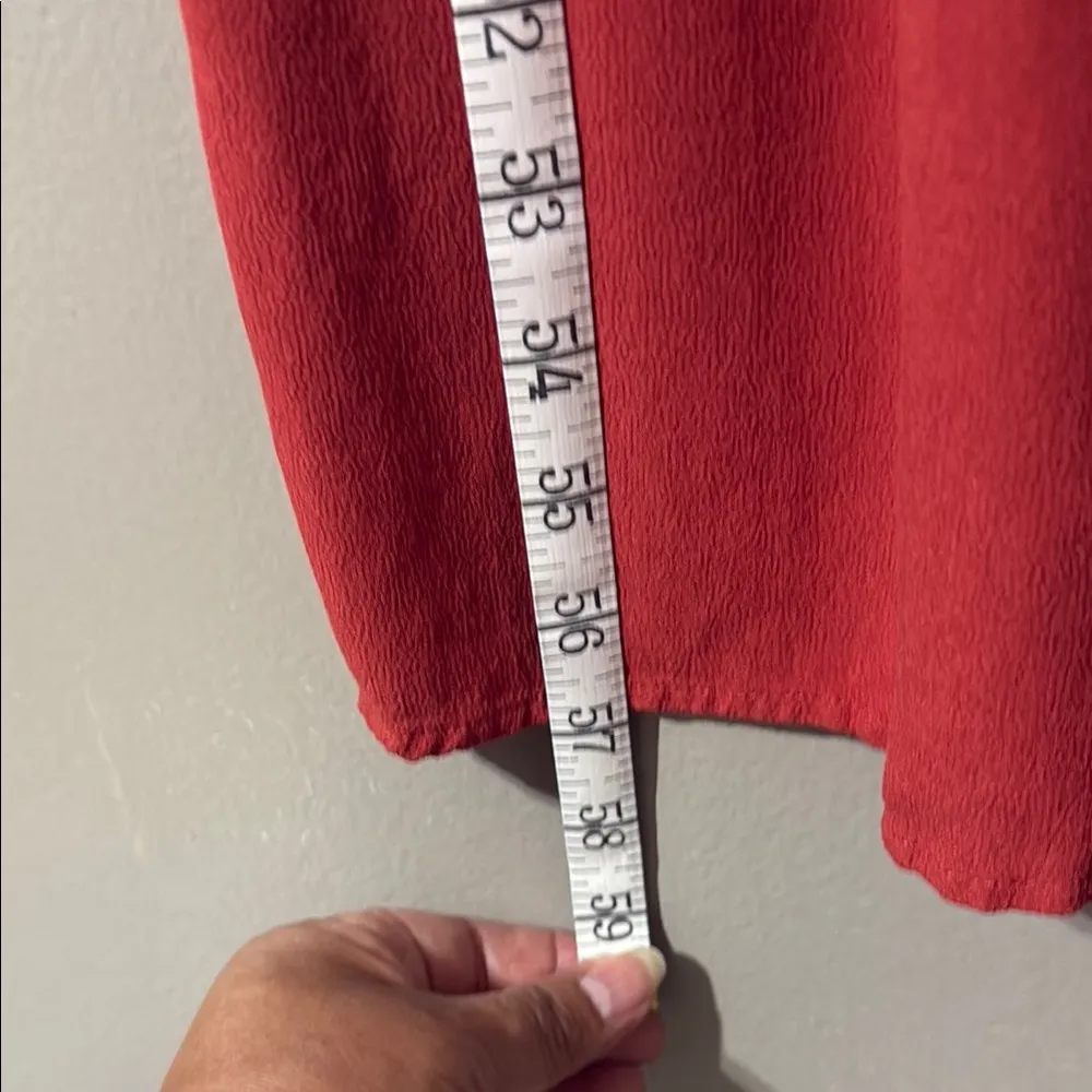 American Eagle Outfitters Burgundy Jumpsuit with Floral Details Red - Image 3