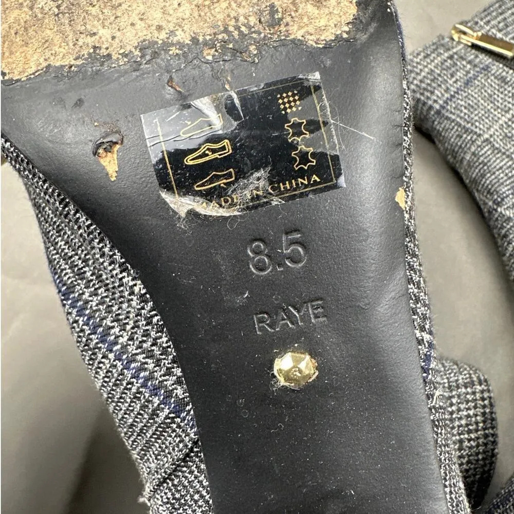 Raye - As If Plaid Bootie in Black Gray & Blue - Image 6