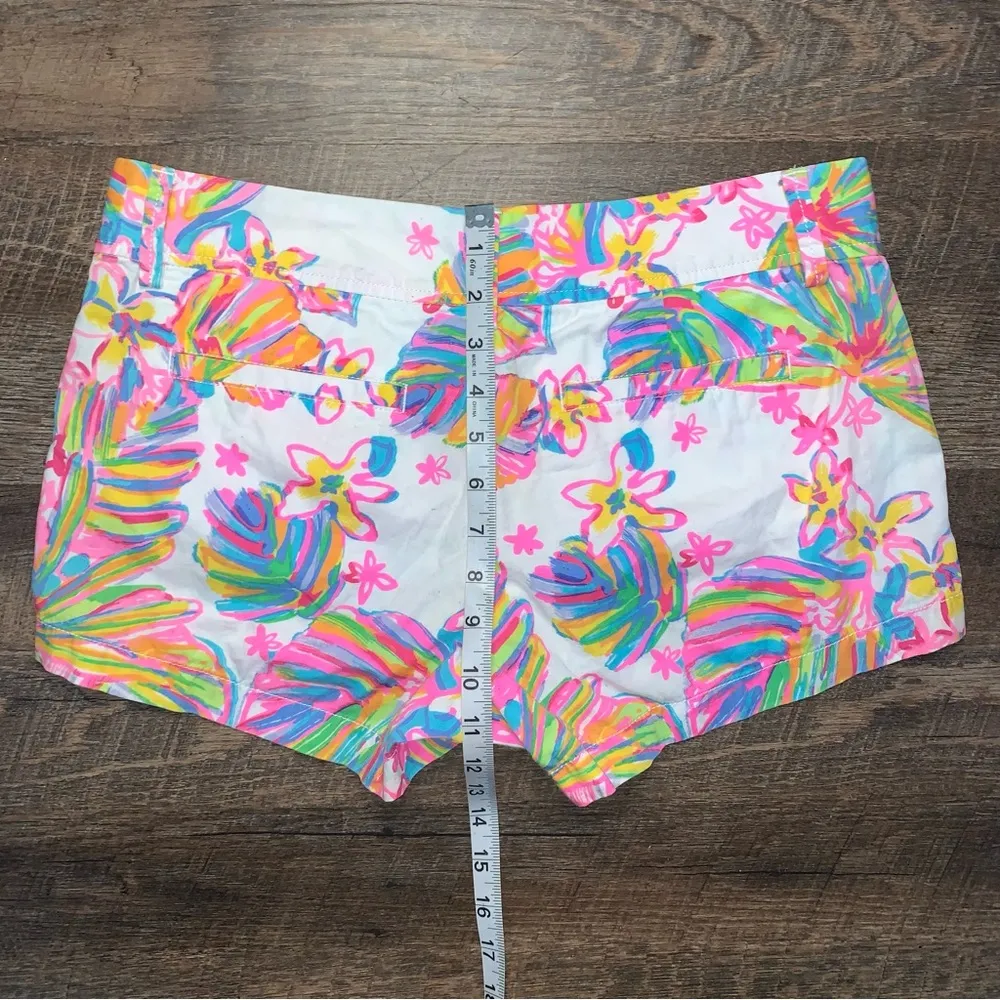 Lilly Pulitzer Walsh Shorts Resort White Summer Haze Size 6 - Image 5