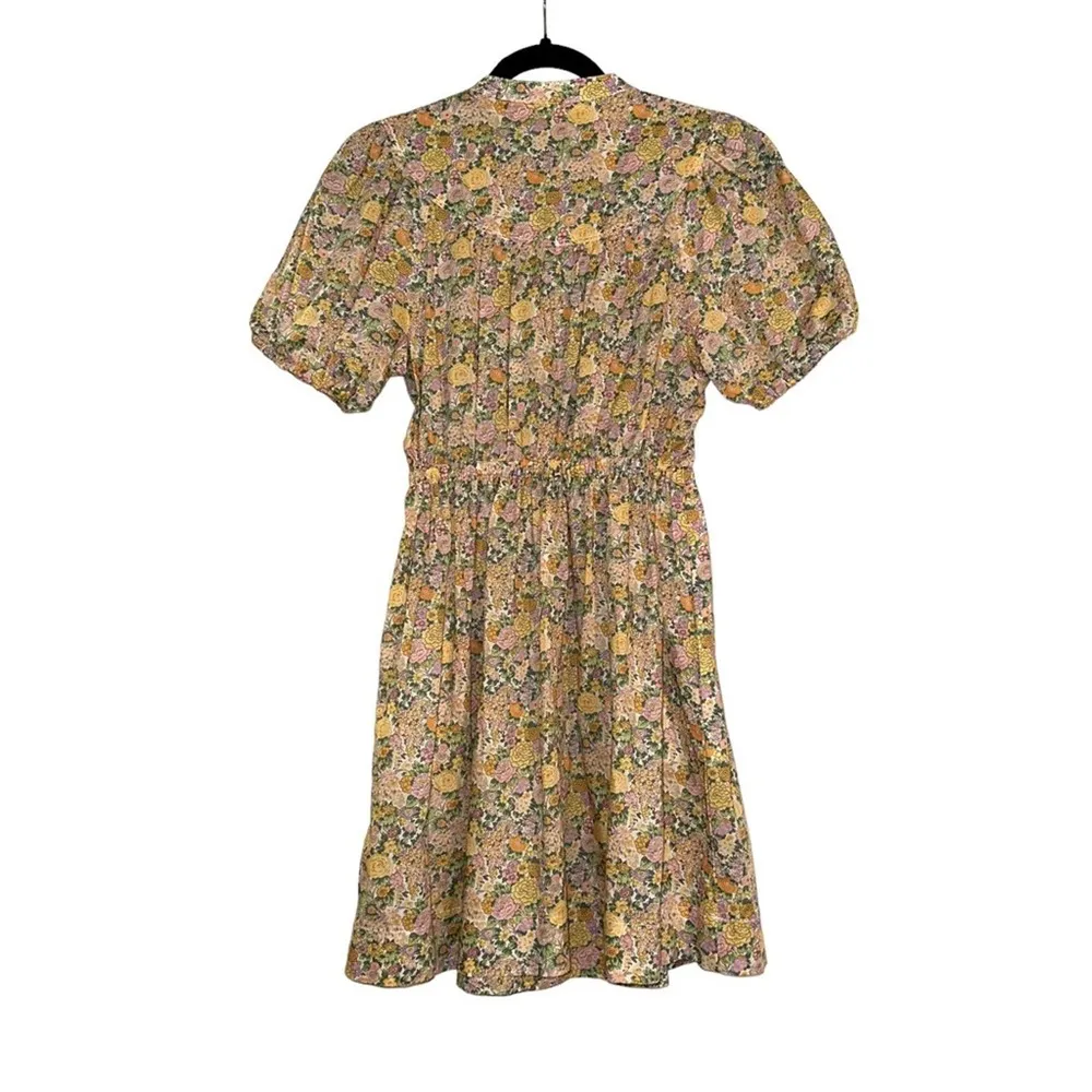 J.Crew Liberty Fabric Puff Sleeve Shirtdress in Liberty Elysian Day Floral SP - Image 3