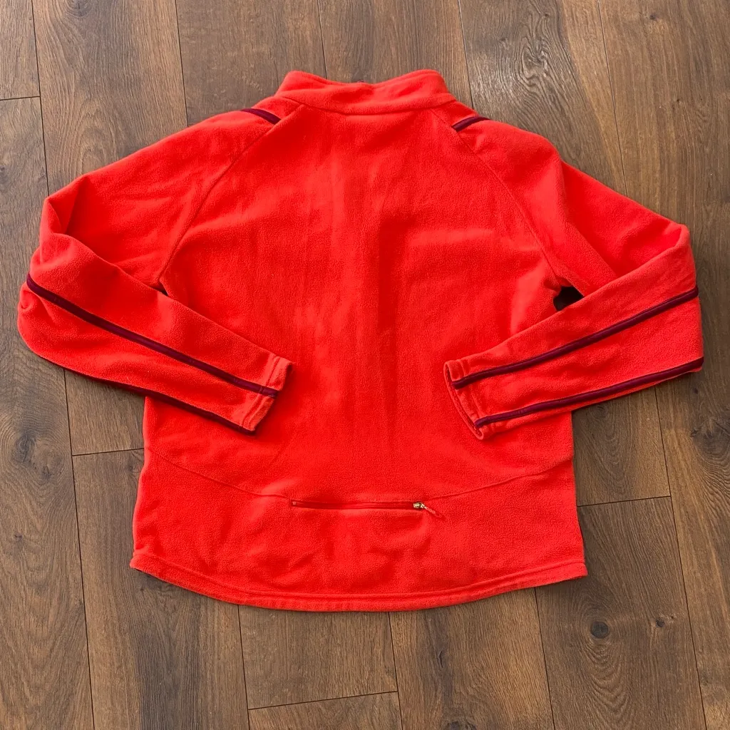 Nike Therma Fit Orange Fleece Active Zip up w/ pockets size XL (16-18) - Image 4