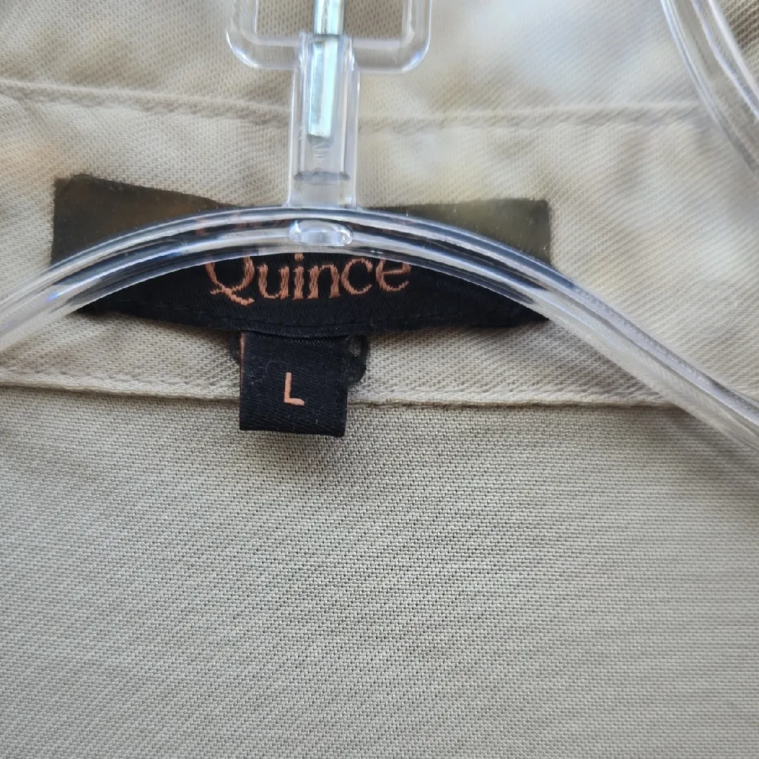 Quince Beige Button-Down Shirt - Image 2