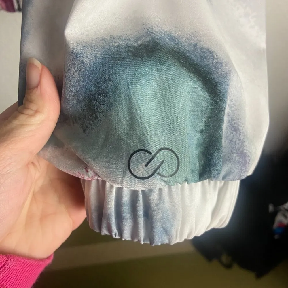 Calia Carrie Underwood Size M Jacket Women's Small Full Zip Airbrush Multicolor White Size M - Image 4