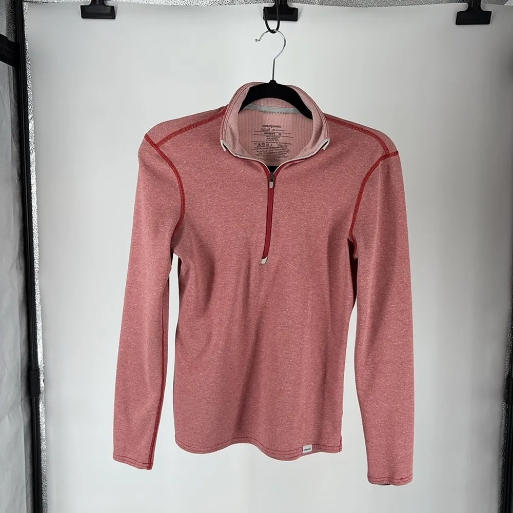 Patagonia Women's Pink Midweight Baselayer - Image 3
