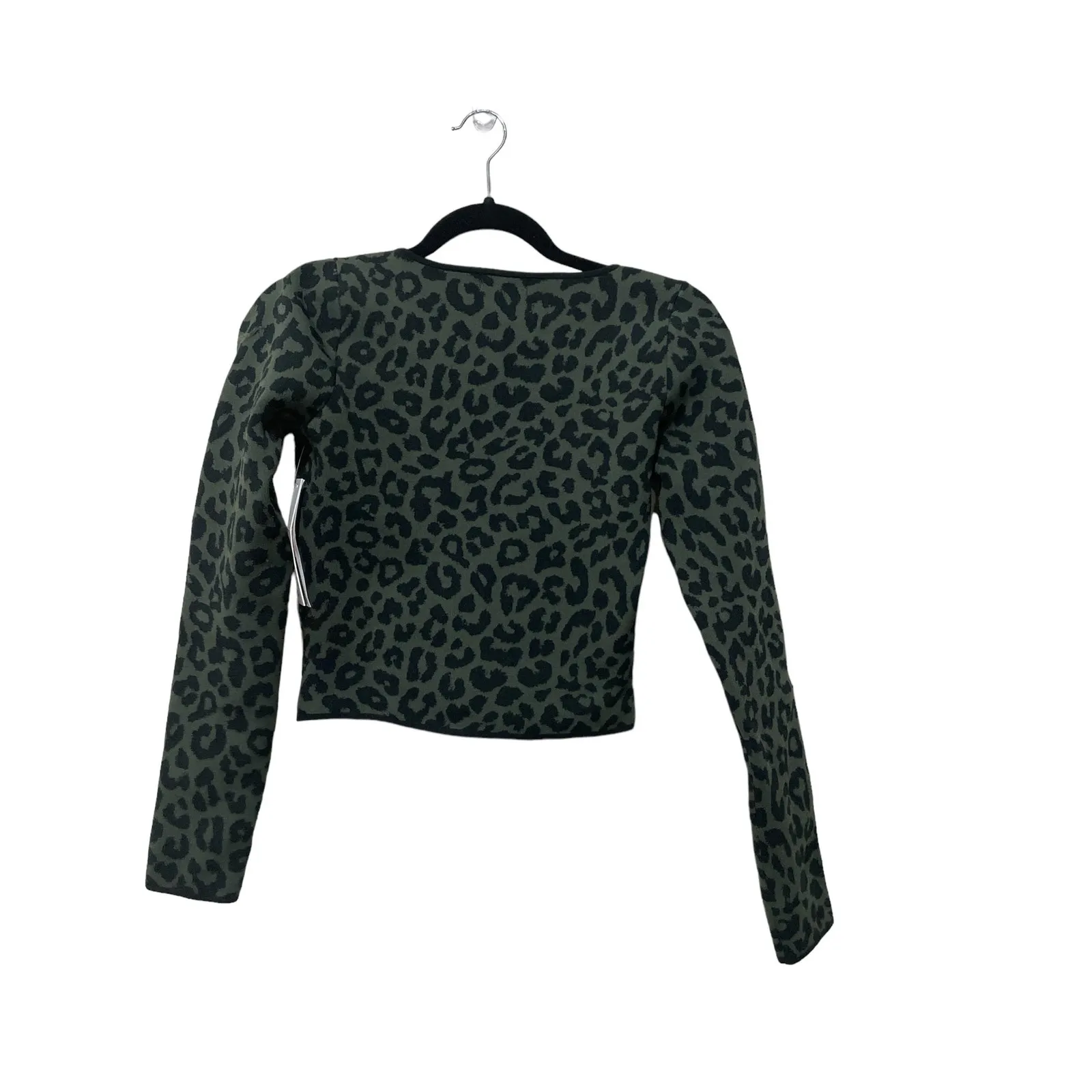 Aqua Womens Animal Print‎ Jacquard Pullover Top Size Small - Image 4