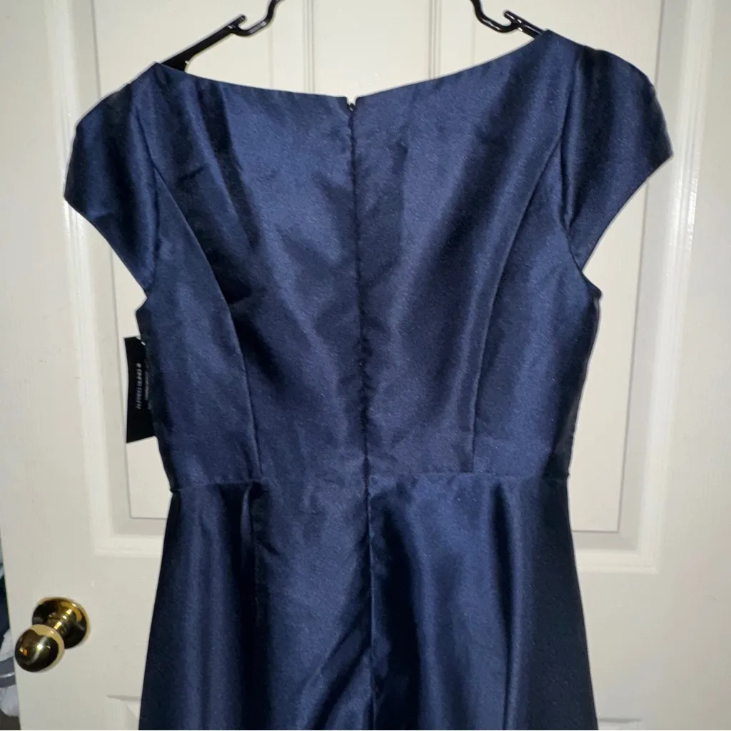 Alfred Sung Navy Blue Women's Dress midnight dress/ formal/ cocktail, bridal - Image 7