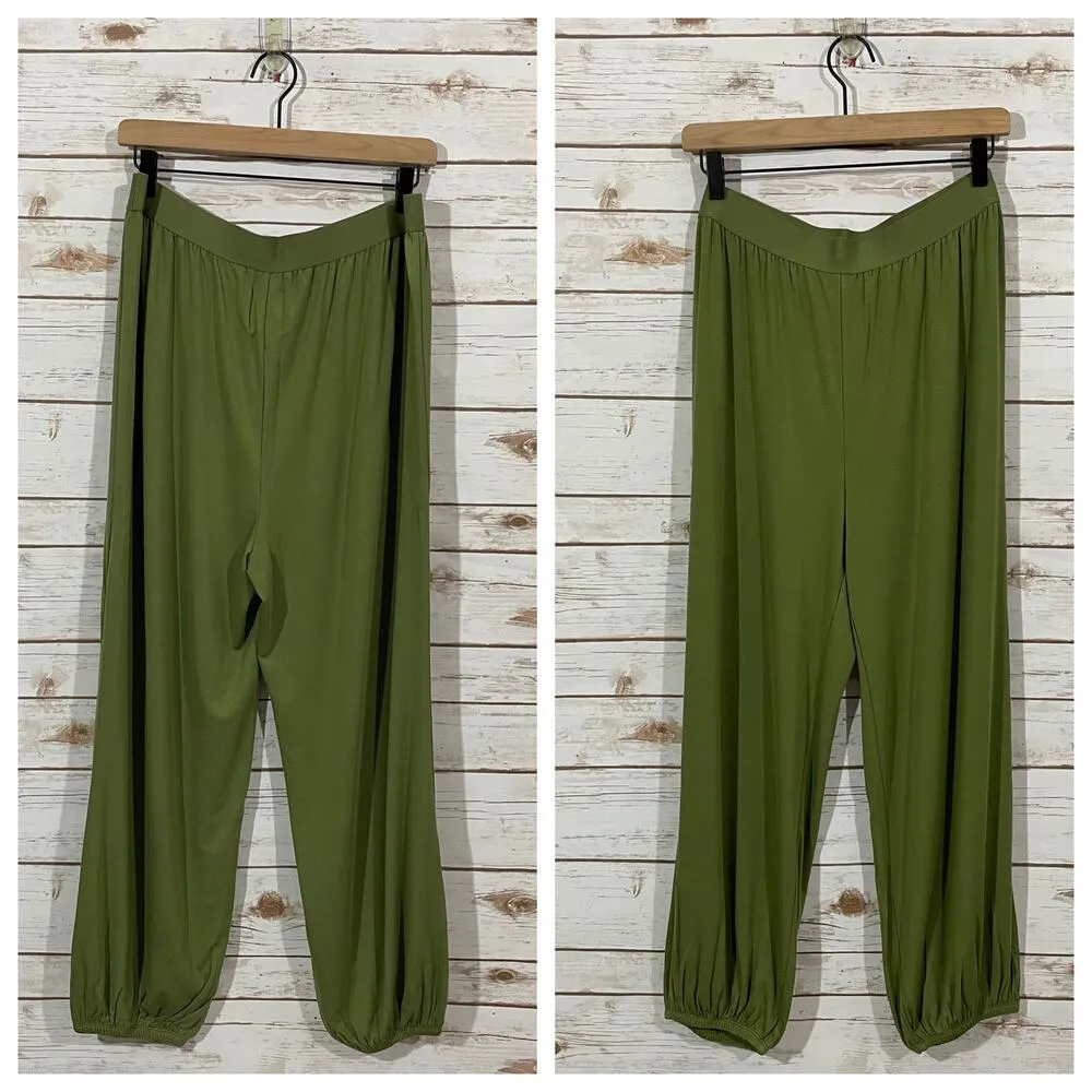 Bandier NWT  Le Ore Como Modal Pant - Olive - XL - Image 7