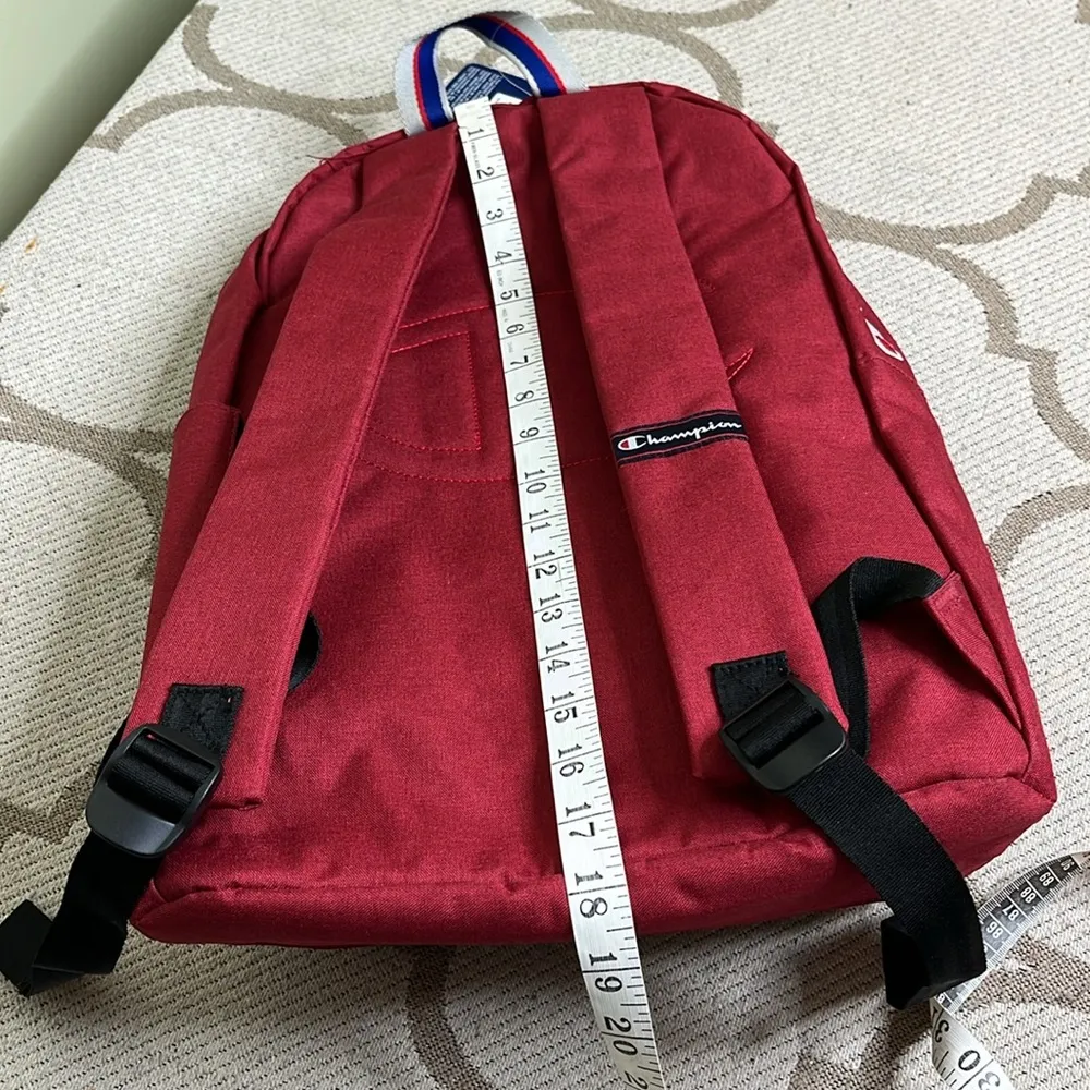 Champion CS1002 21L Performance Laptop Student Travel Multi-Purpose Backpack Red - Image 4