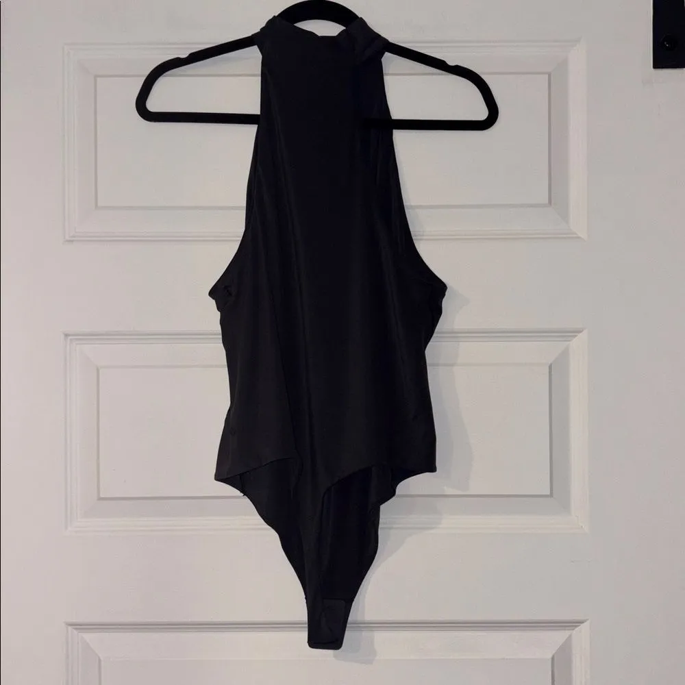 Lululemon Wundermost Ultra-Soft Nulu Mockneck Sleeveless Bodysuit-Black - Image 6