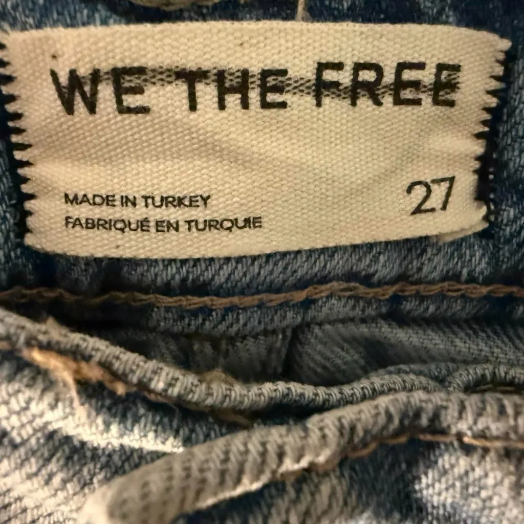 Free People ( We The Free) Denim Skort . Perfect for any occasion. NWOT, size 27 - Image 3