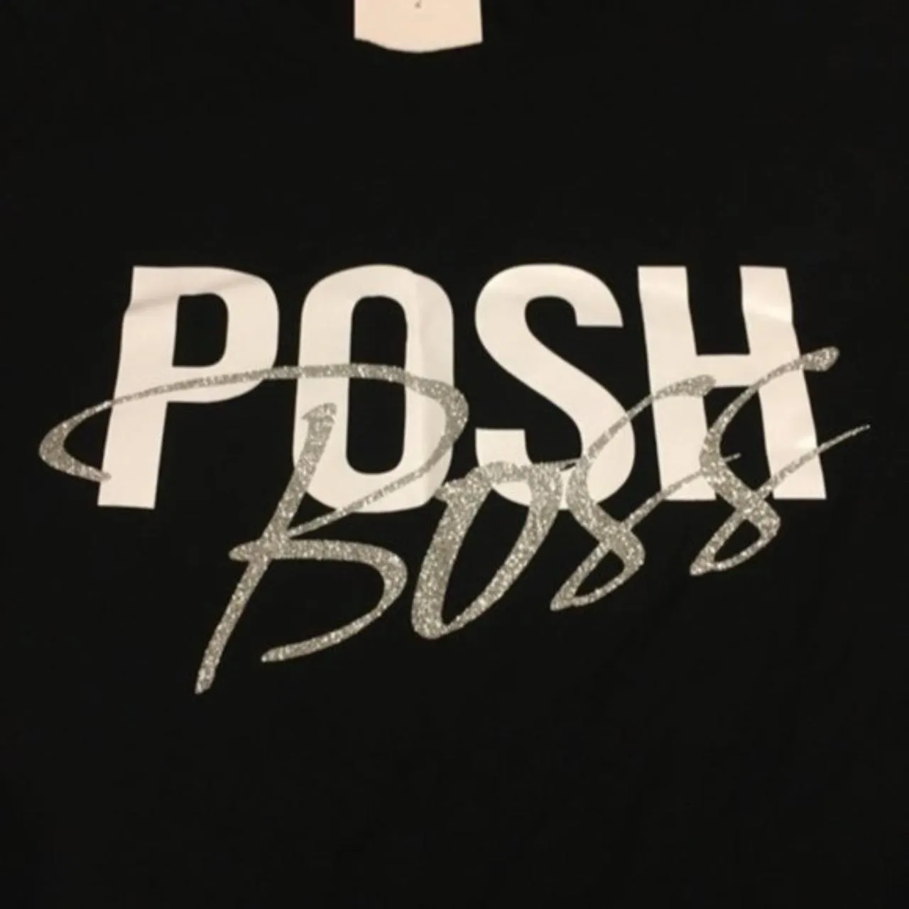 Black Posh Boss Crewneck Tshirt Size XL - Image 5
