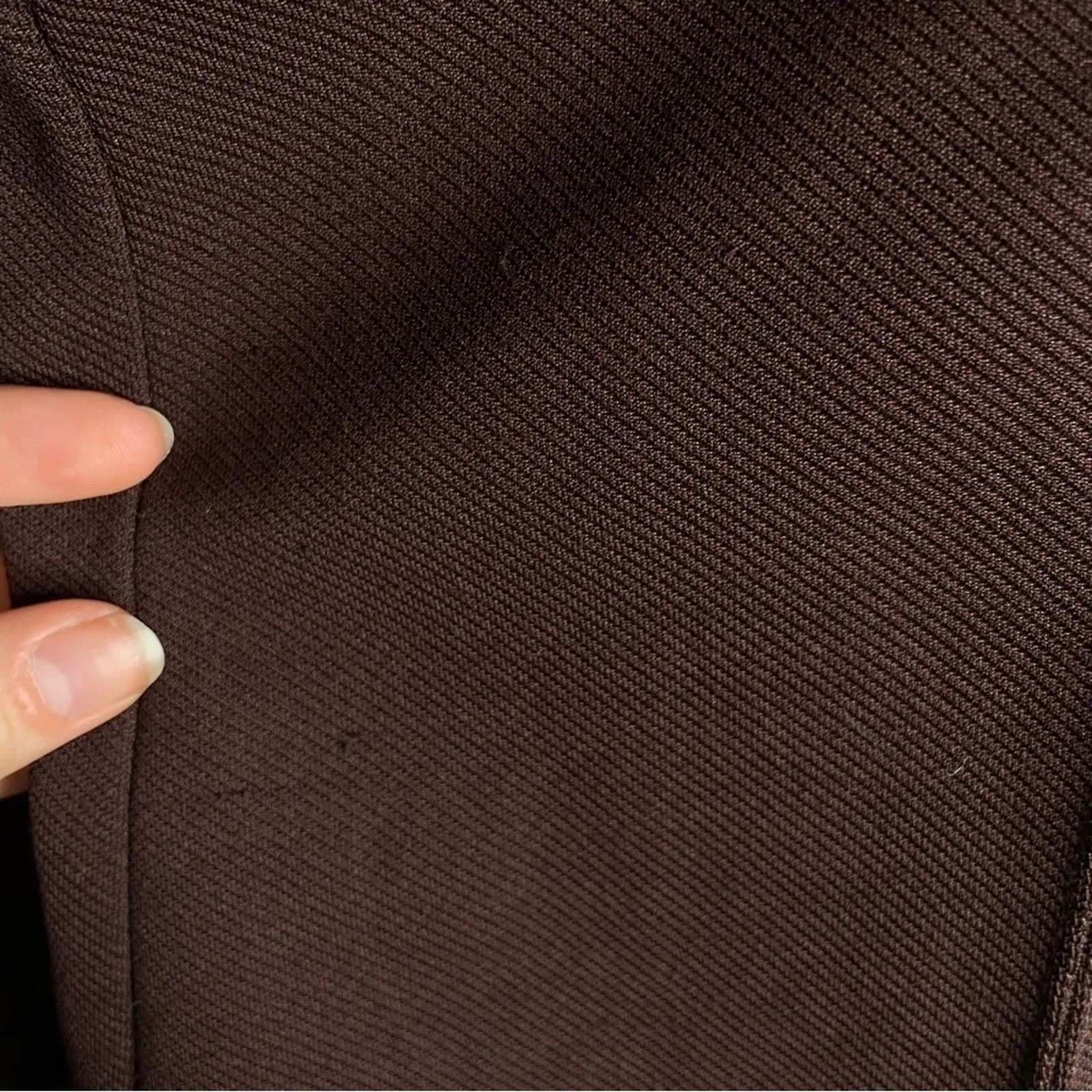 FREE PEOPLE Vintage Brown Jacket Womens Small Neutral Indie Sleaze Grunge Goblin - Image 11