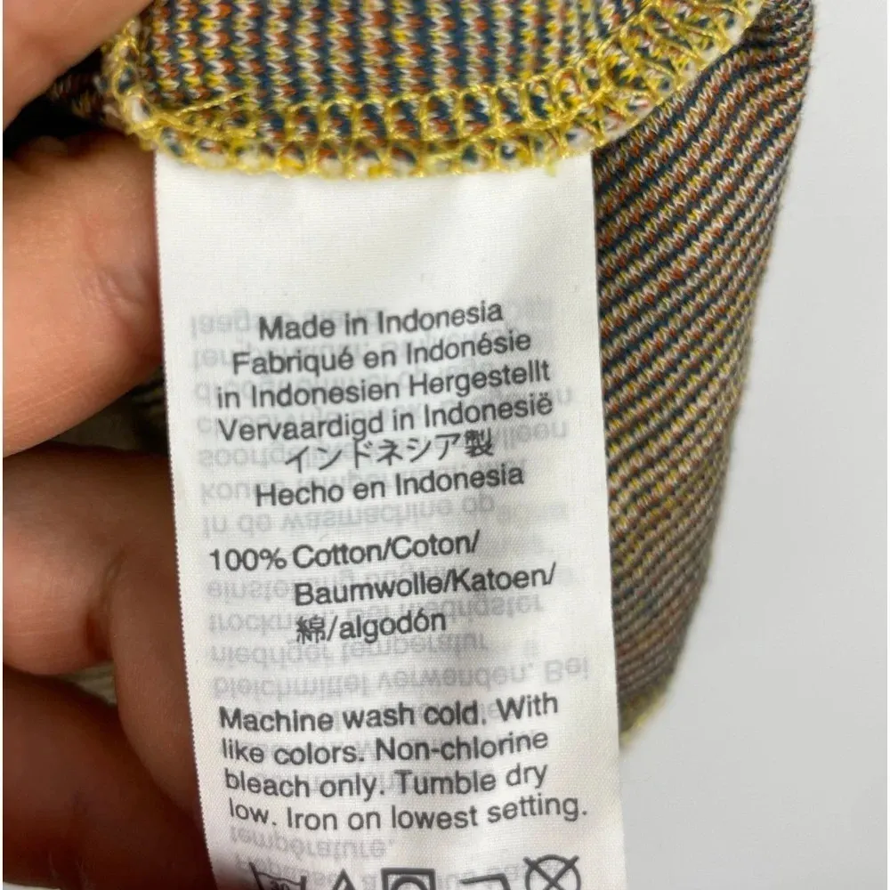 Madewell Texture & Thread Yellow‎ Tie-Front Tank Top in Smithfield Stripe - Image 7