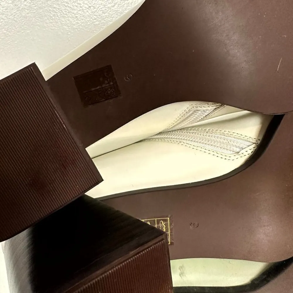 JEFFREY CAMPBELL Geist Square Toe Boot in Ice Size Size US 9 - Image 9