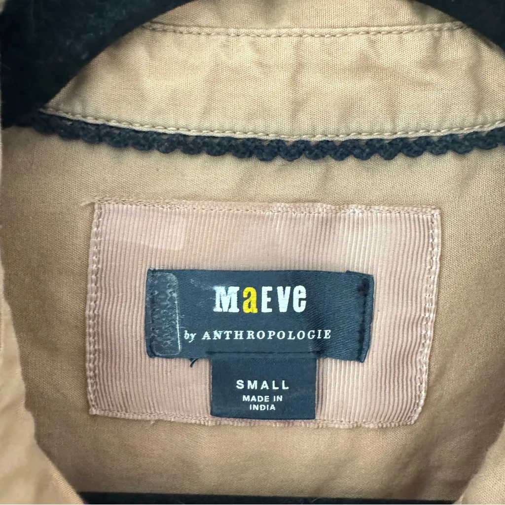 Maeve Bennet Buttondown Sequin Leopard Anthropologie Long Sleeve Anthropologie - Image 4