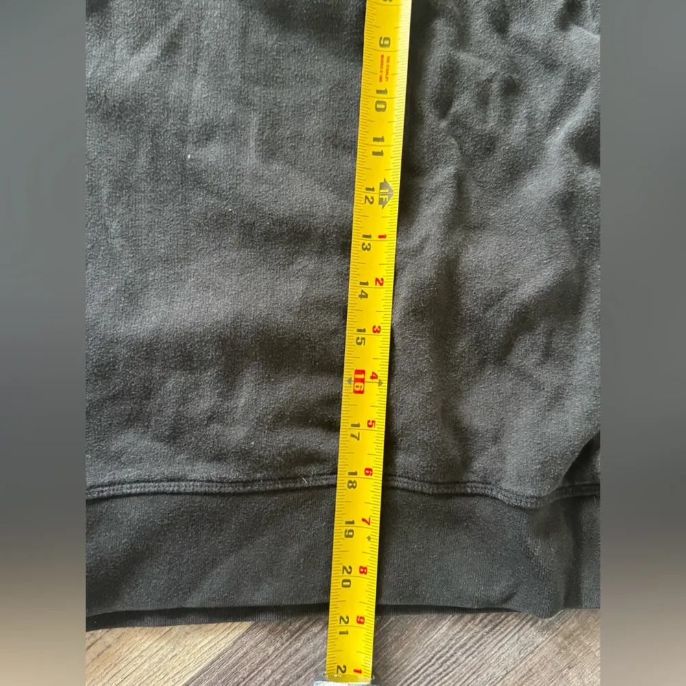 PINK Victoria’s Secret Cowl Neck Black pull over Hoodie with Long Sleeves XS TP - Image 6