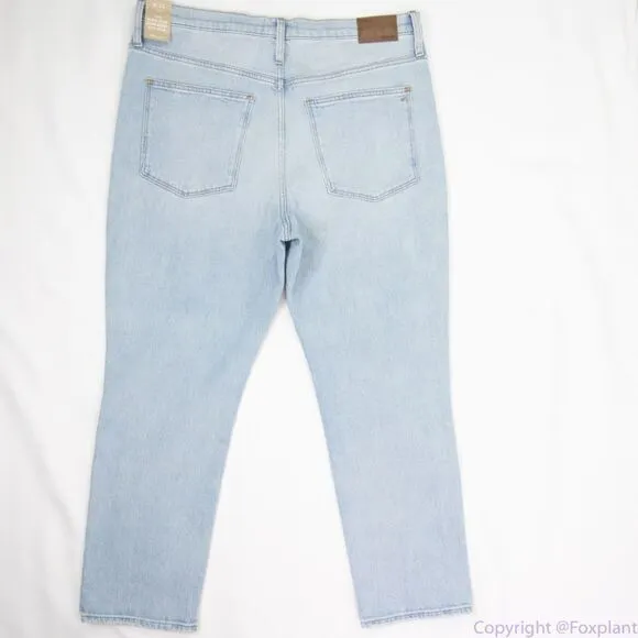 Madewell The High-Rise Slim Crop Boyjean in‎ Dumas Wash: Ripped Edition, 32 - Image 12
