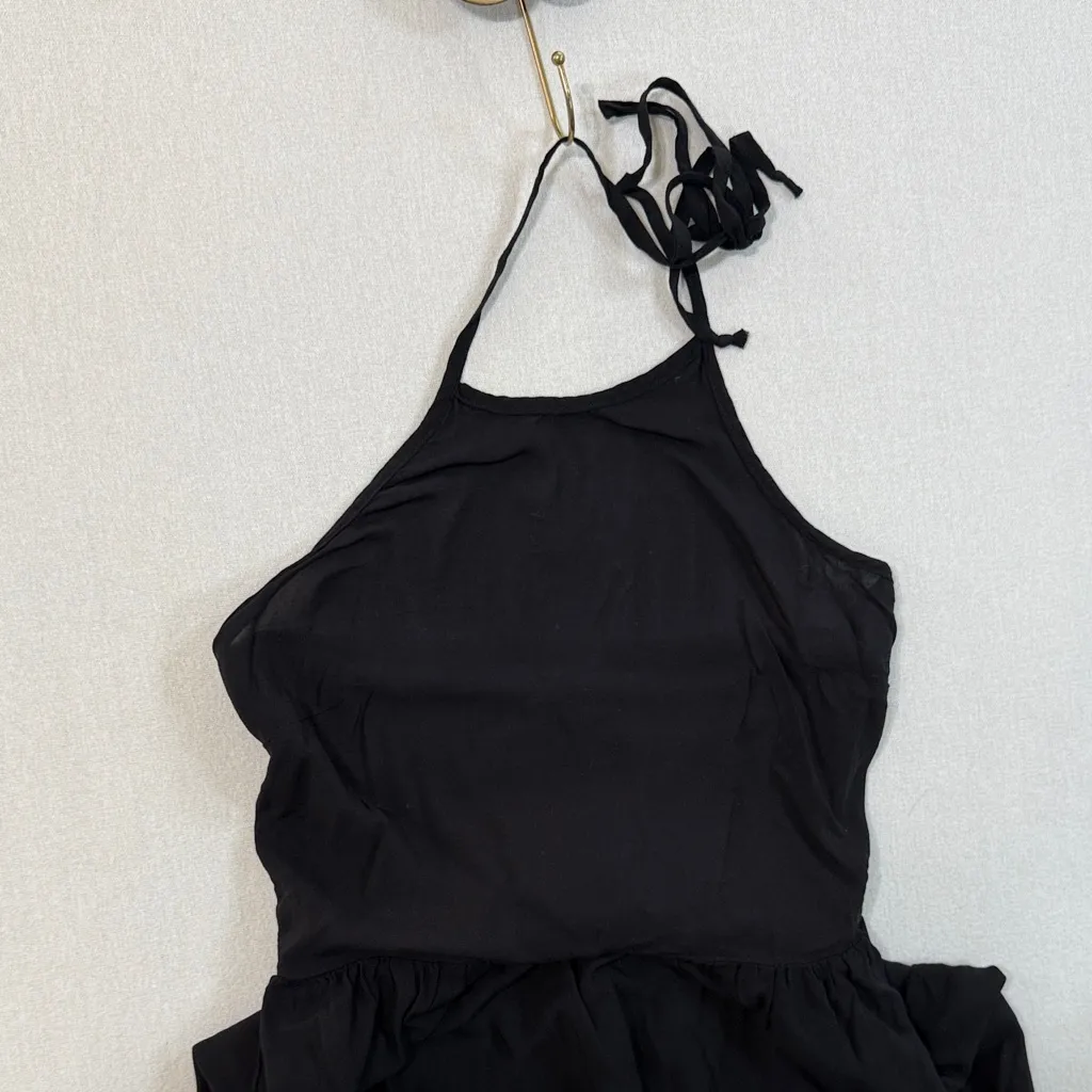 La Hearts Elegant Black Lace Backless Dress - Image 2