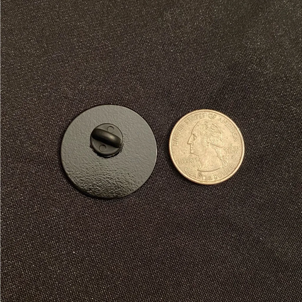 Space Kitty Enamel Pin/Magnet | Going where no cat has gone before Black - Image 2