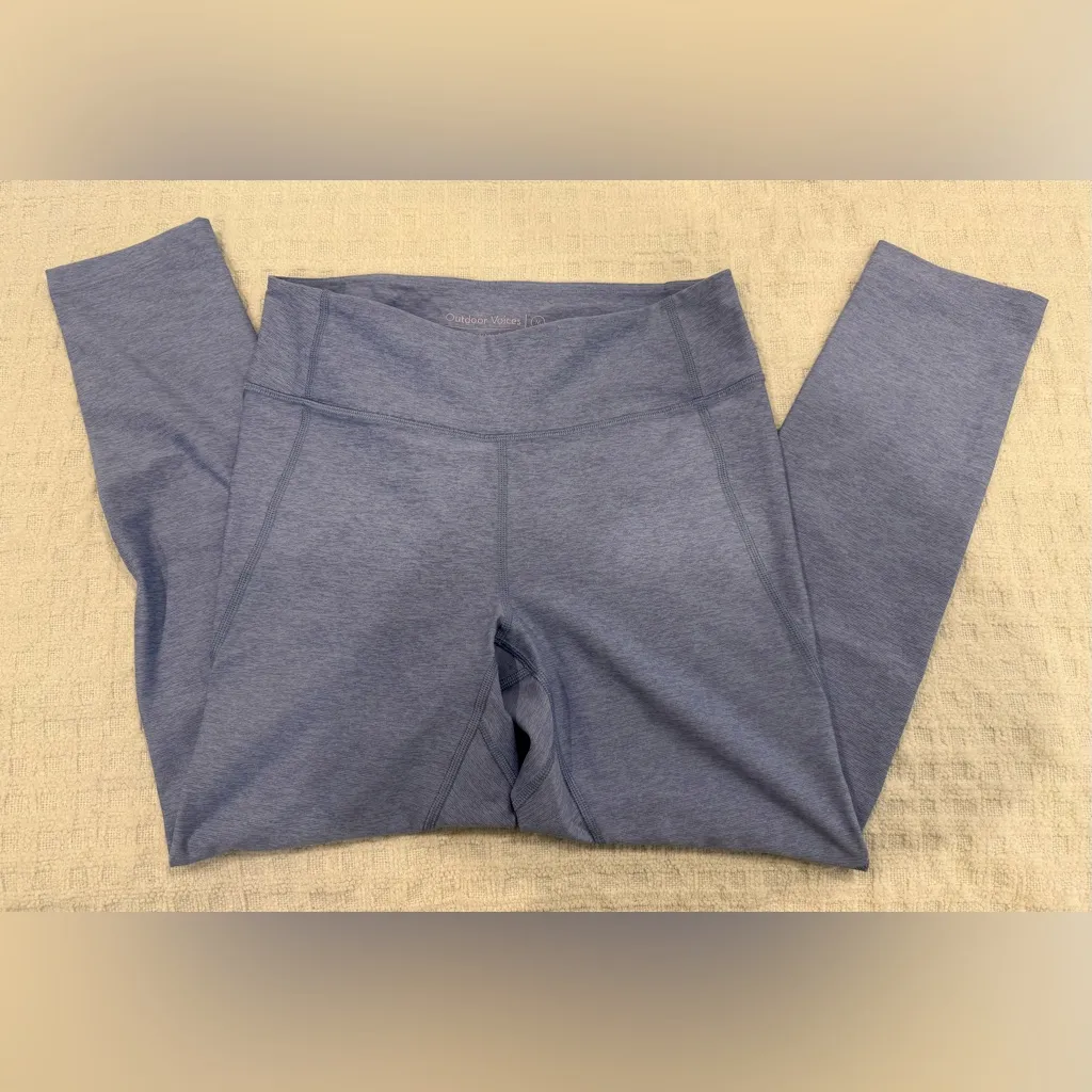 Outdoor Voices Heather Blue Coordinated Workout Set, NWOT Size: Medium - Image 12