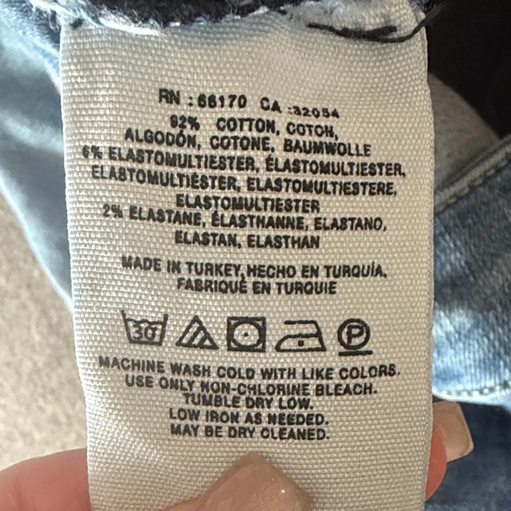 Anthropologie Pilcro & The Letter Press Blue Distressed Skinny Jeans - Image 4