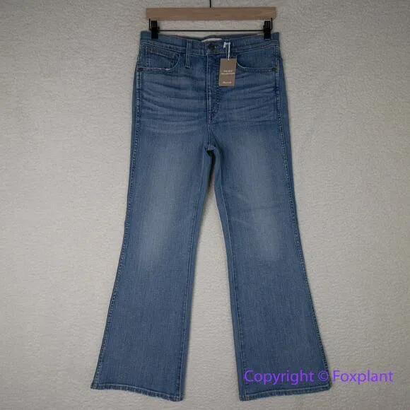 New! Madewell‎ Retro Flare Jeans in Norwich Wash , size 29 - Image 4
