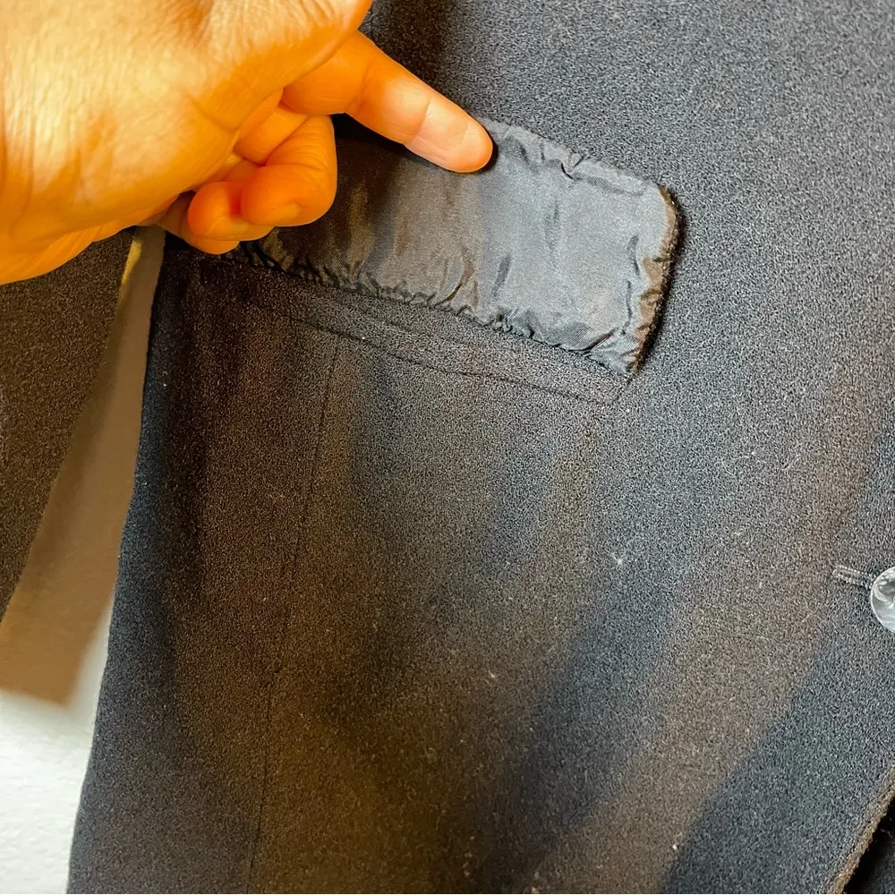 Jones New York vintage wool coat SZ:8 - Image 4