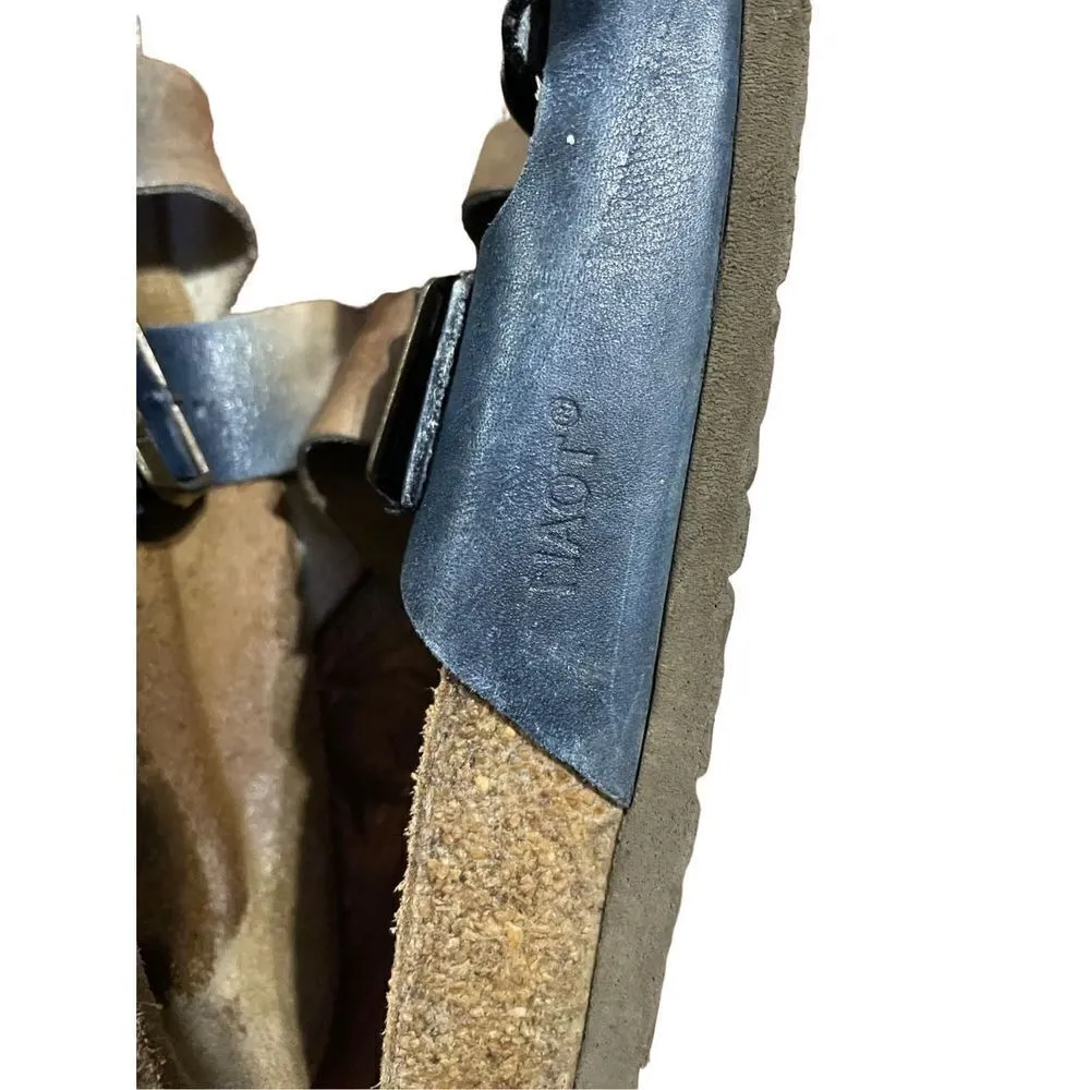 Naot Santa Barbara Colorblock slide on sandals sz 7.5 Blue - Image 8