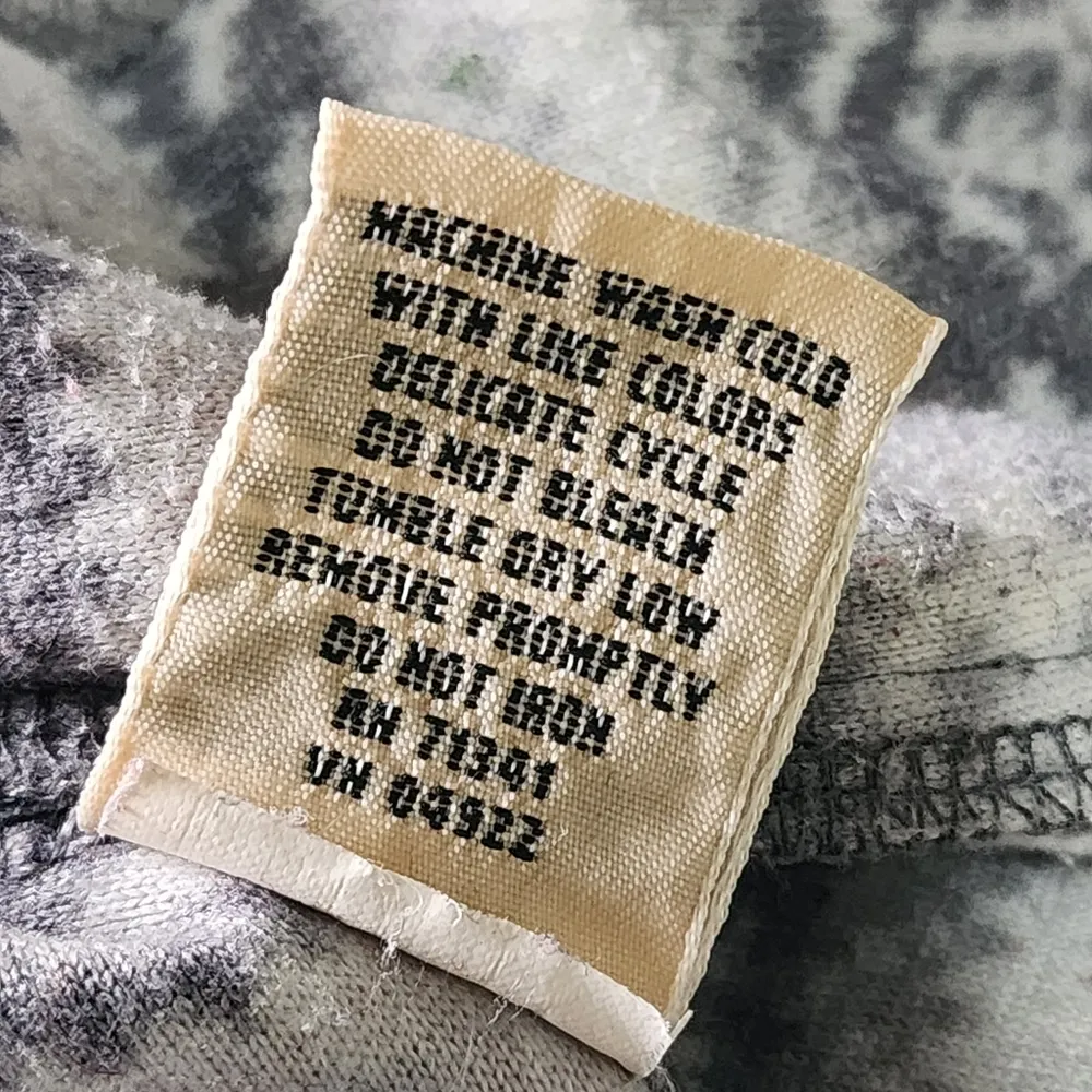 LL Bean Grey Fair Isle Print Light Fleece Zipper Jacket - Image 11