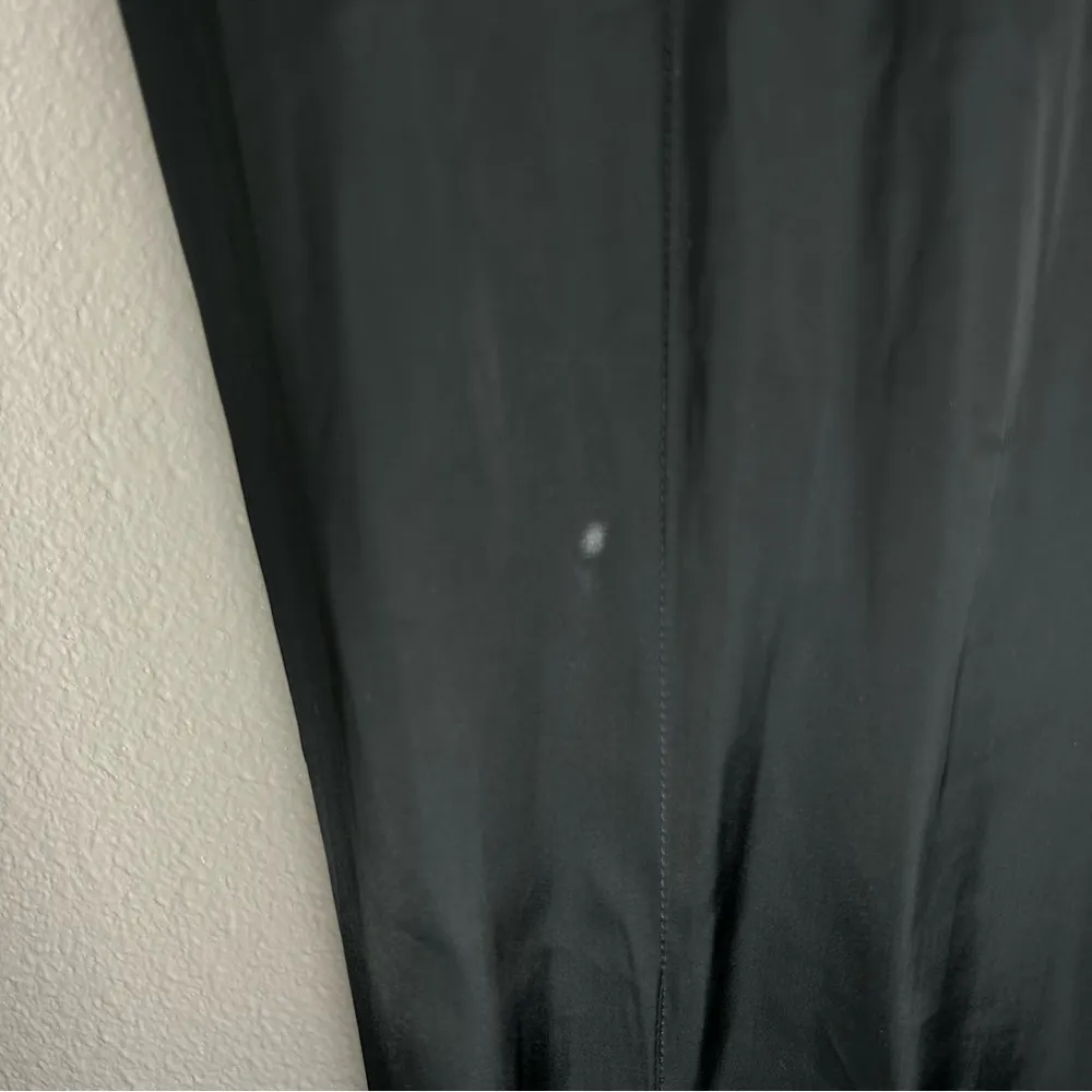 The Kooples SPORT black satin joggers with zippered pockets size medium - Image 8