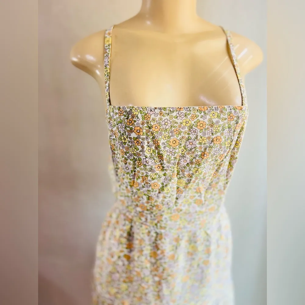 Hollister maxi floral print dress size Med NWT - Image 6